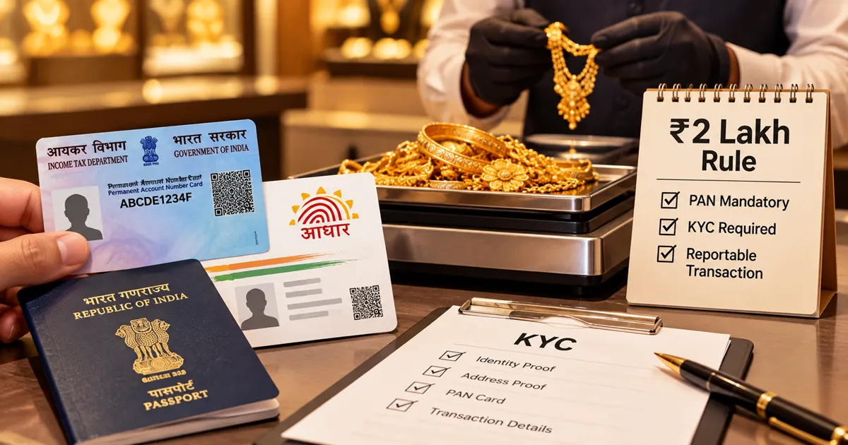 Gold jewelry kyc and 2 lakh rule in Mumbai